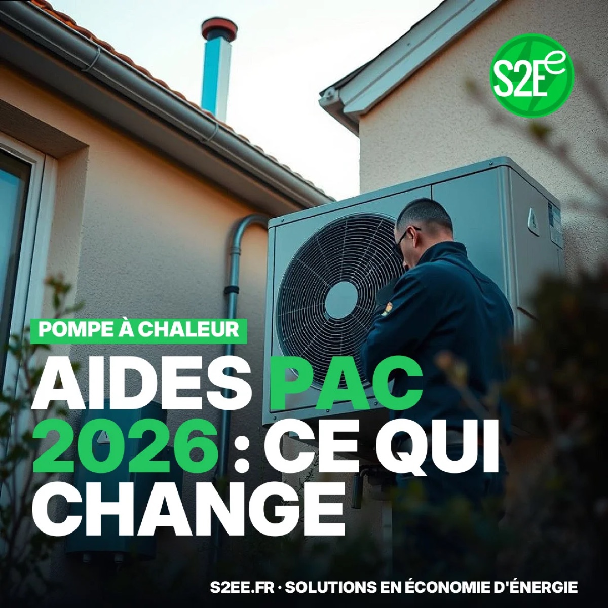 Pompe à chaleur en 2026 : jusqu'à 11 000€ d'aides cumulables